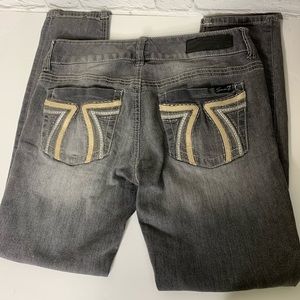 Seven7 Skinny Jeans Gray Denim Size 27